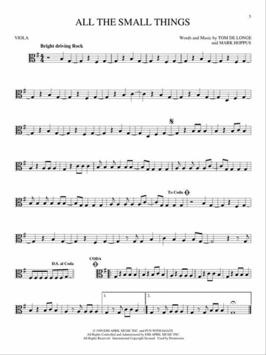 Big Book of Viola Songs Viola Solo scores gallery preview page 6