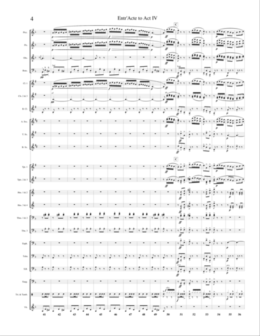 Aragonaise (Entr'acte to Act IV of Carmen) Concert Band scores gallery preview page 3