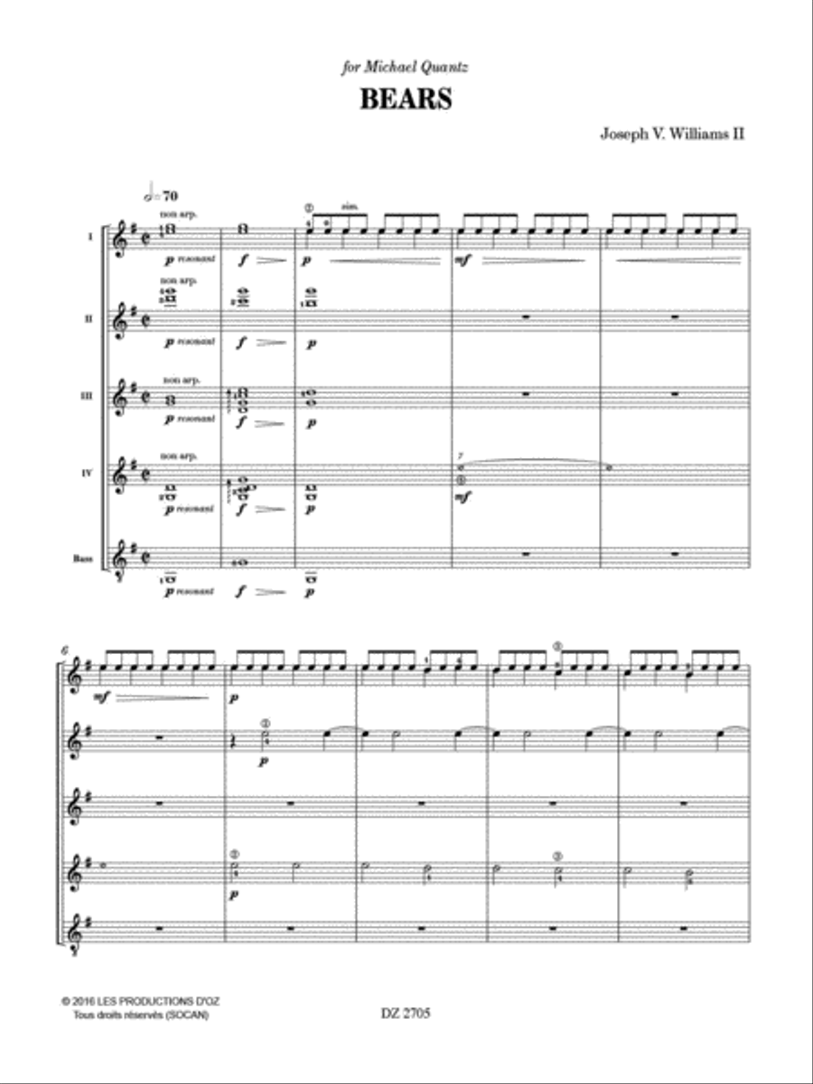 Bears Guitar Ensemble scores gallery preview page 2