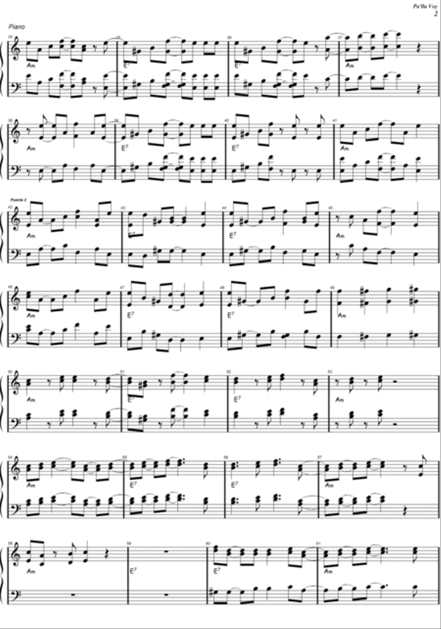 Pa'lla Voy Trombone scores gallery preview page 2