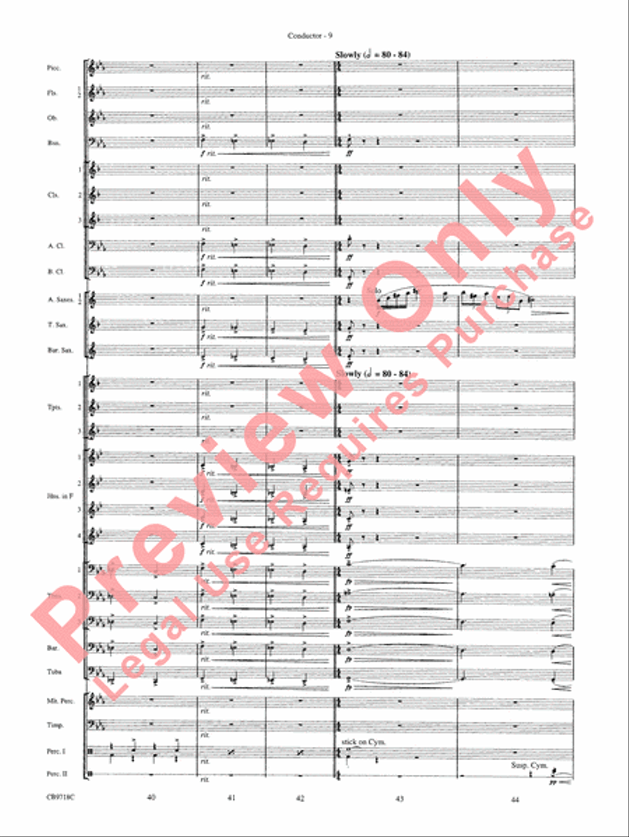 Gershwin! (Medley) Gershwin! (Medley) Concert Band scores gallery preview page 12