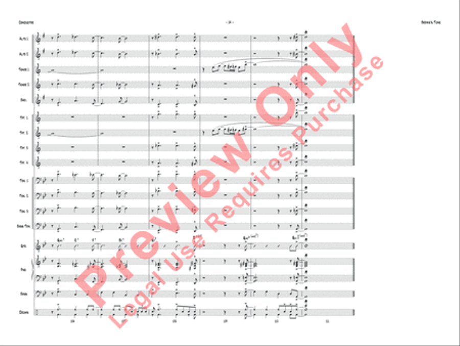 Bernie's Tune Bernie's Tune Jazz Ensemble scores gallery preview page 31