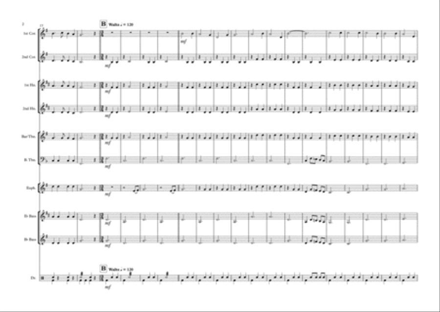 Dare on, Daniel Brass Ensemble scores gallery preview page 2