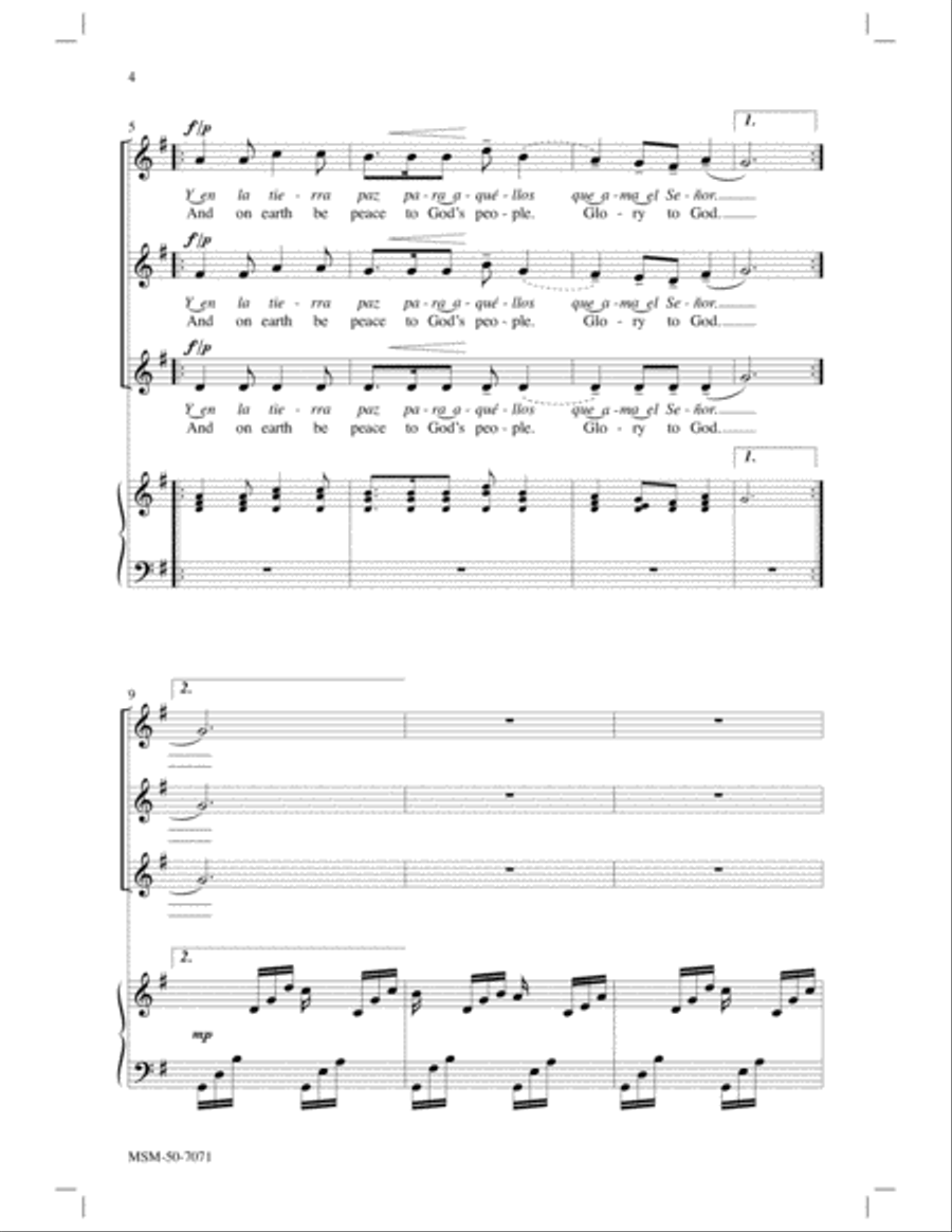 Gloria Gloria Divisi scores gallery preview page 3