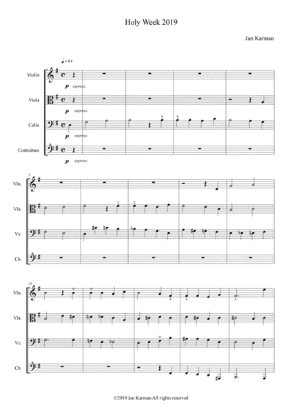 Music for the Holy Week (April 14 - 20) image number null