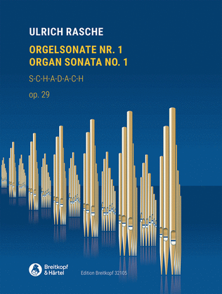 Book cover for Organ Sonata No. 1 on S-C-H-A-D-A-C-H