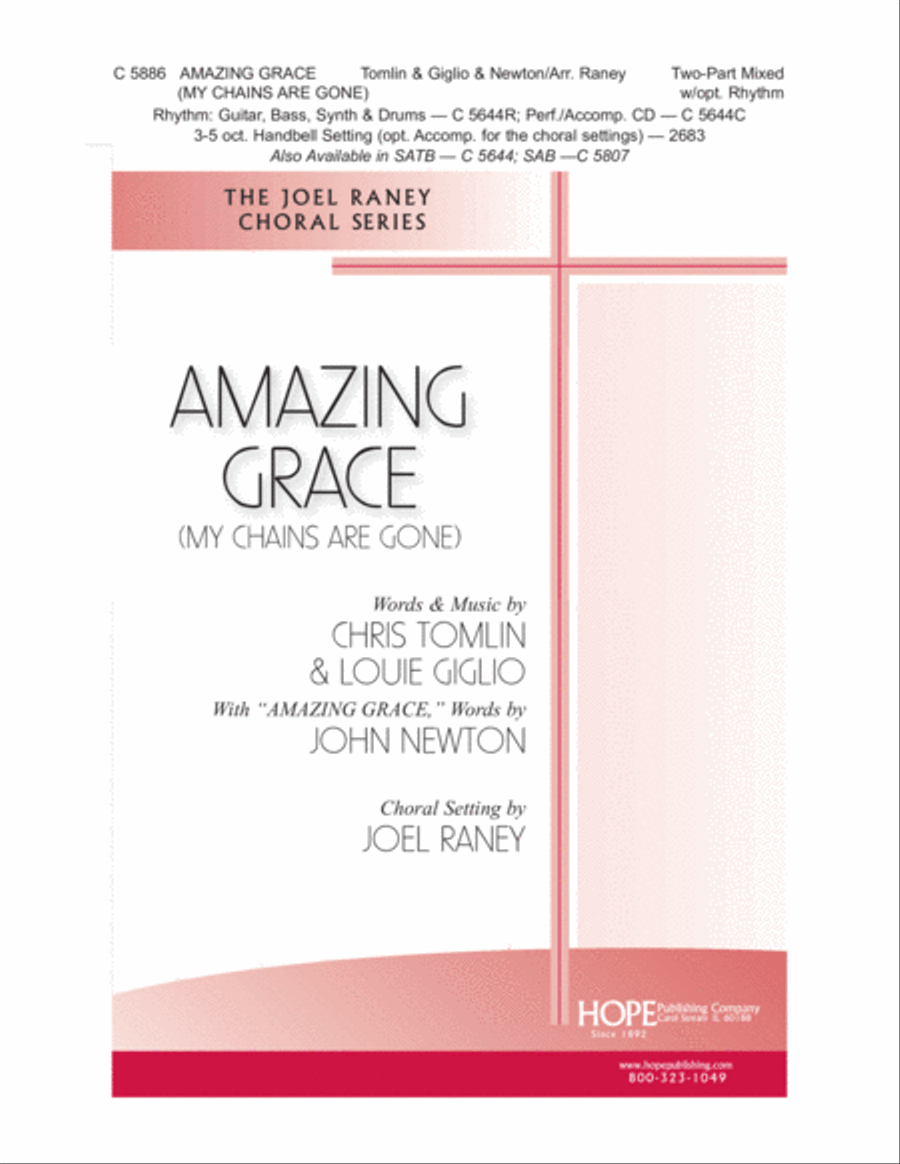 Amazing Grace (My Chains Are Gone) 2-Part scores gallery preview page 2