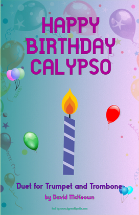 Happy Birthday Calypso, for Trumpet and Trombone Duet