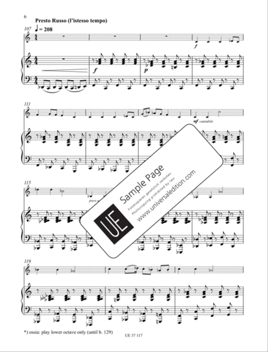 Happy Birthday Variations Chamber Music scores gallery preview page 7