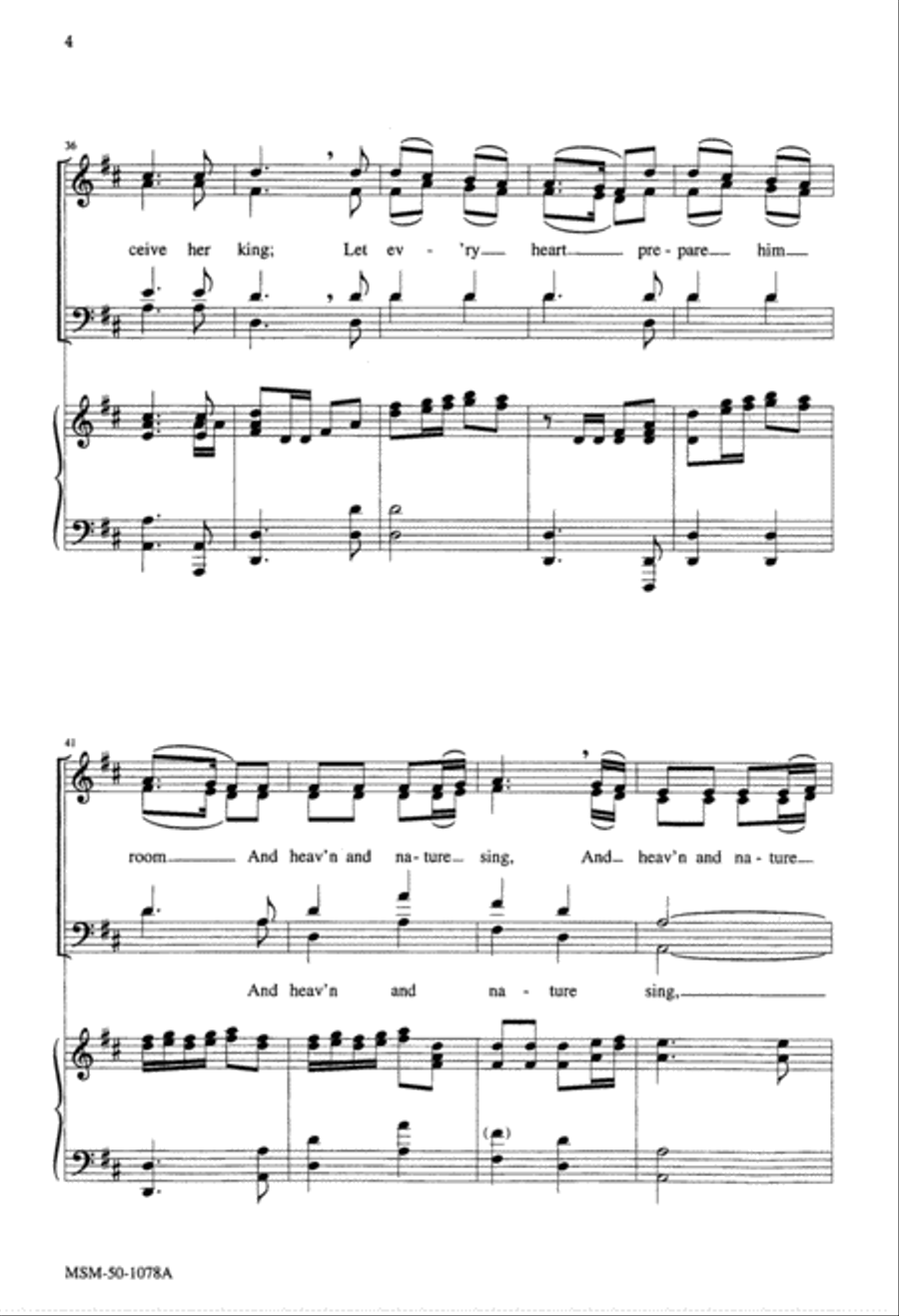 Joy to the World 4-Part scores gallery preview page 3