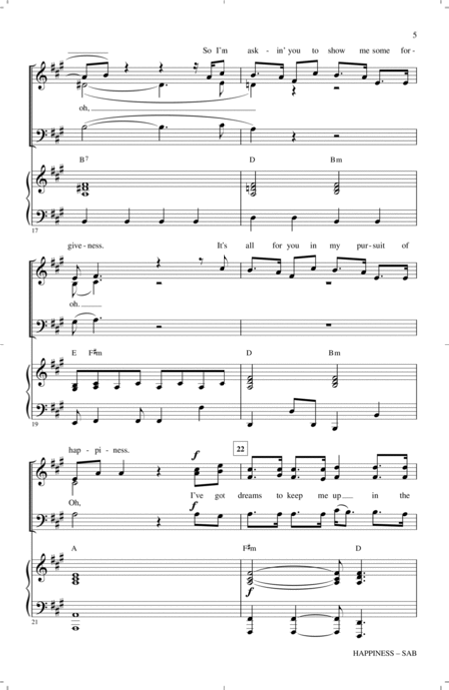 Happiness 3-Part scores gallery preview page 4