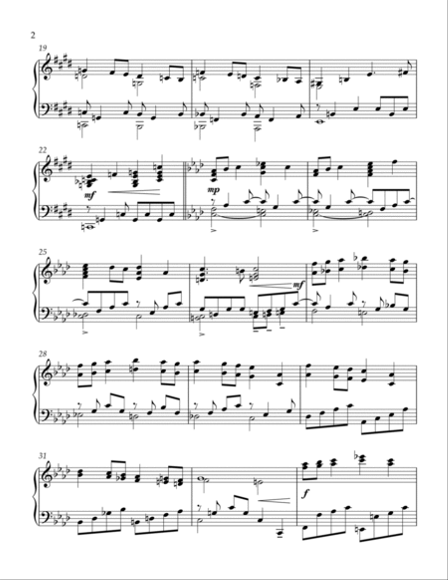 Little King John The Flood 5: Settling In for Solo Piano Piano Solo scores gallery preview page 2