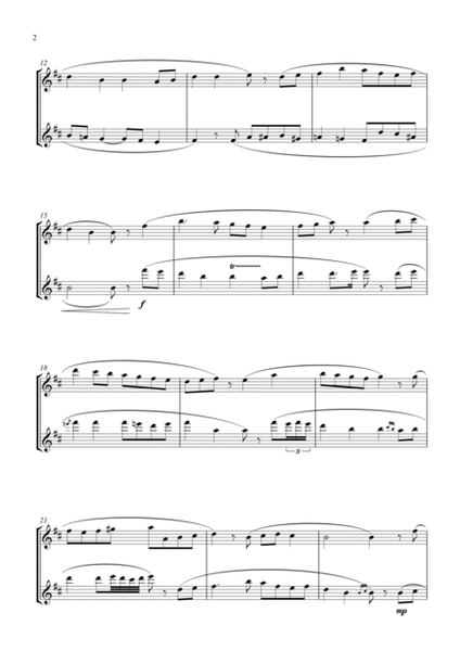 The Parting Glass (for piccolo duet, suitable for grades 2-5) image number null