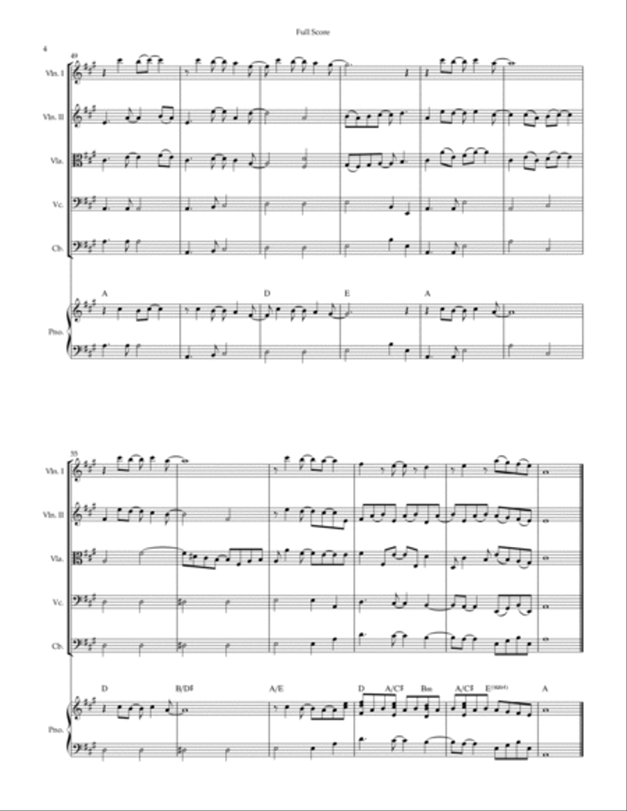 Here Comes The Sun Small Ensemble scores gallery preview page 4