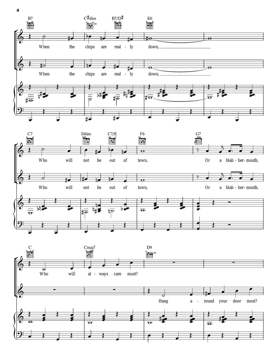 Little Me Little Me Piano, Vocal, Guitar scores gallery preview page 4