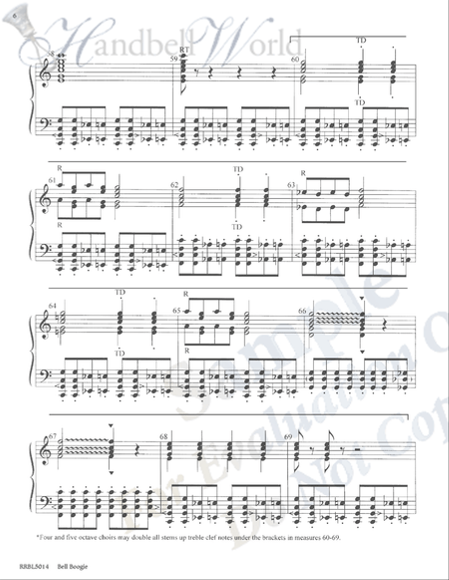Bell Boogie 5-Octaves scores gallery preview page 5