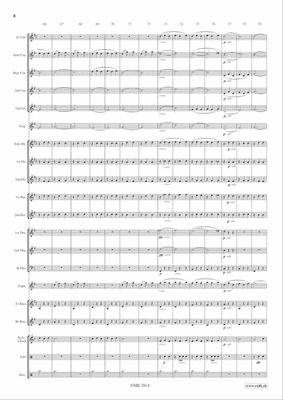 The Skaters' Waltz Brass Band scores gallery preview page 9