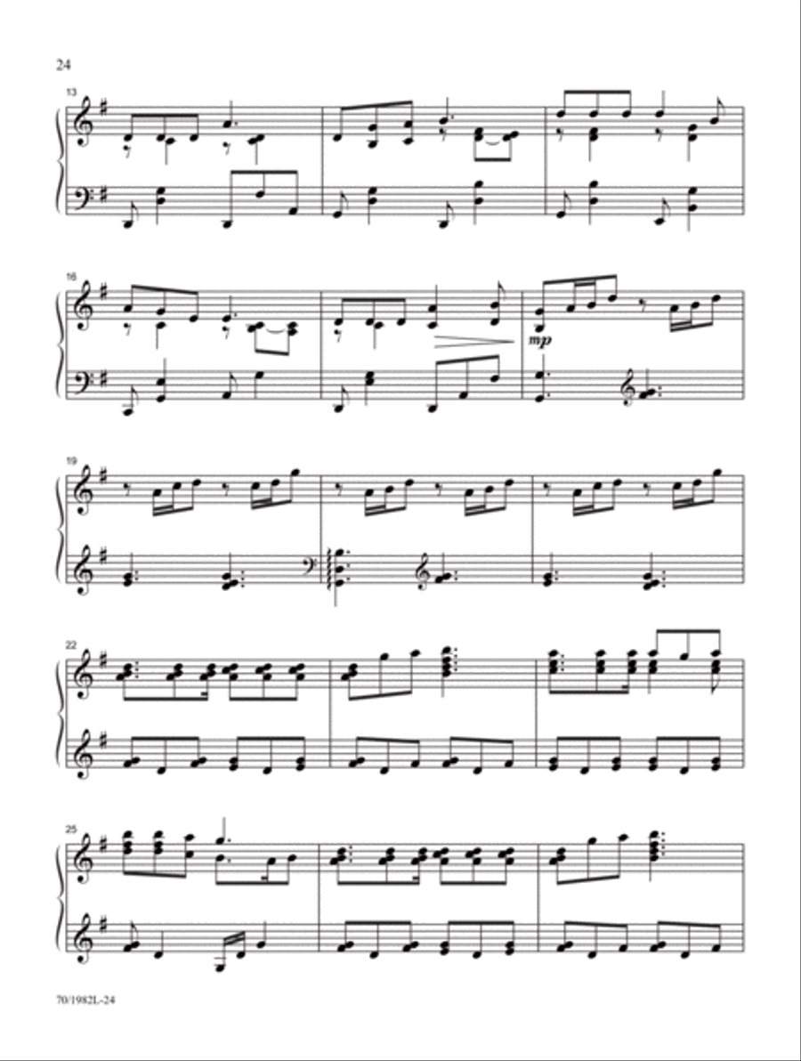 Light of The World Piano Solo scores gallery preview page 15