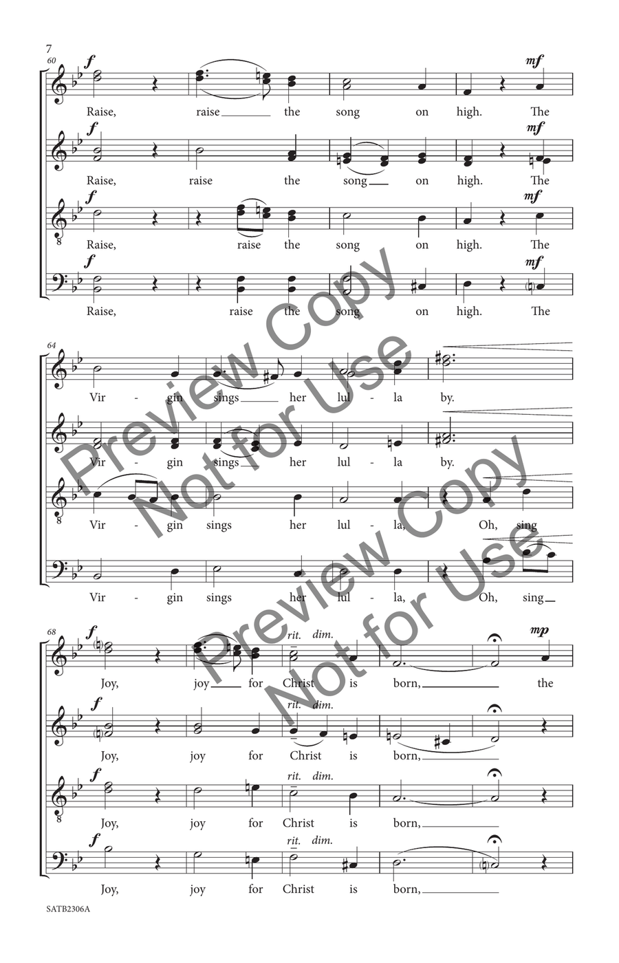 What Child Is This? SATB 4-Part scores gallery preview page 8