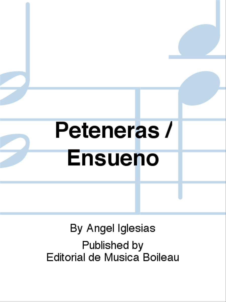 Peteneras / Ensueno Guitar scores gallery preview page 1
