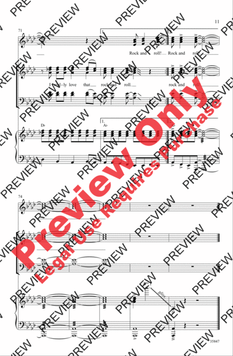 Whatever Happened to Saturday Night 4-Part scores gallery preview page 11