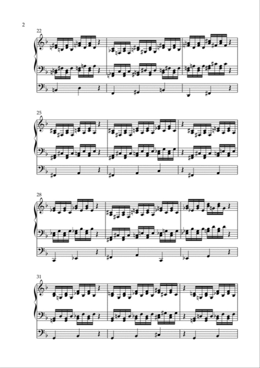 Meditation on Stabat Mater, Op. 230 by Vidas Pinkevicius (2023) Organ Solo scores gallery preview page 2