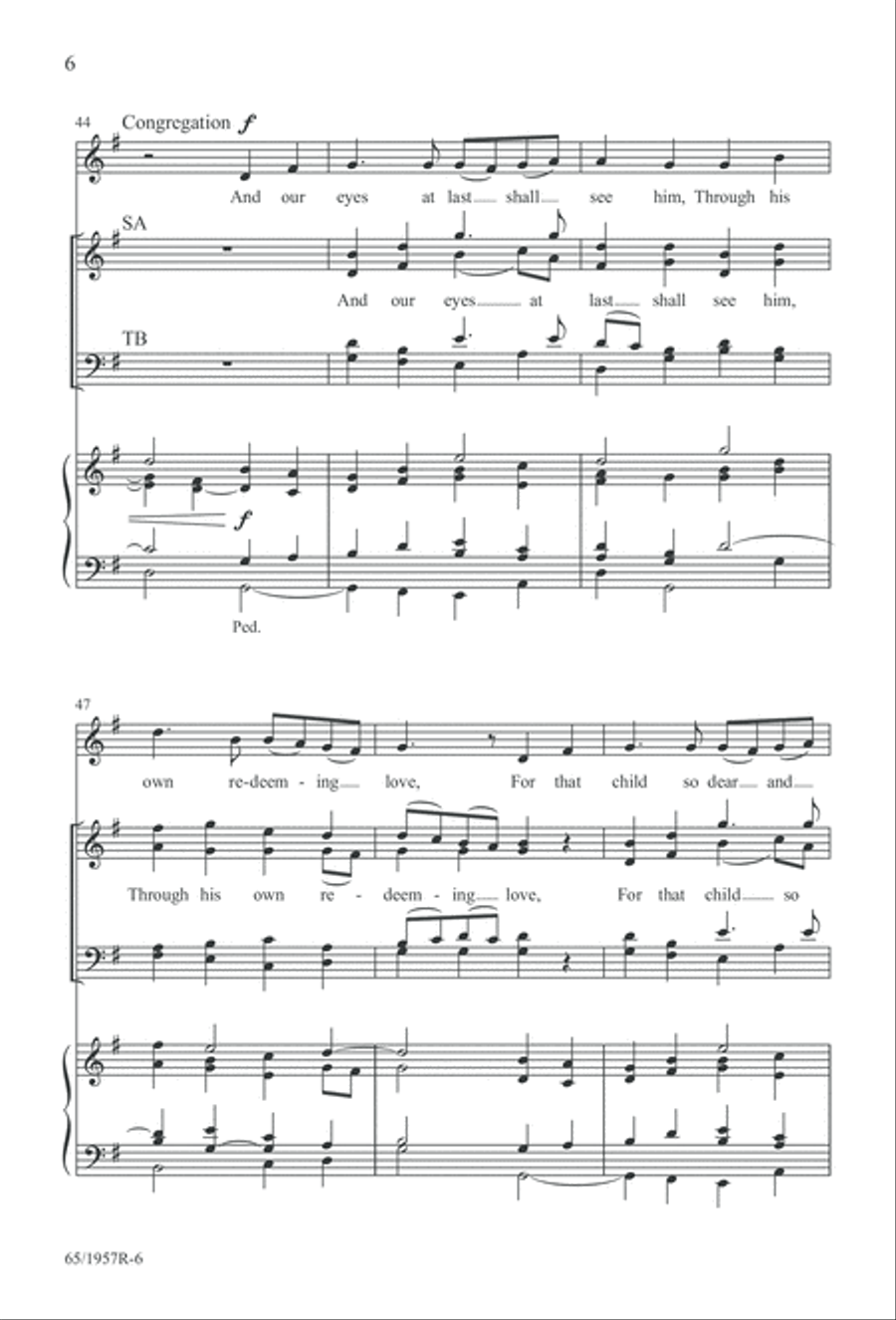 Festival of Lessons and Carols 4-Part scores gallery preview page 7