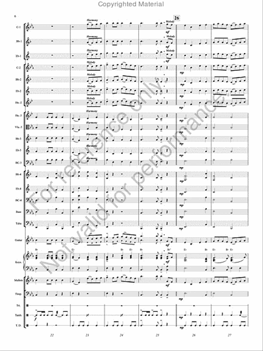 Rondeau Rondeau Concert Band scores gallery preview page 7