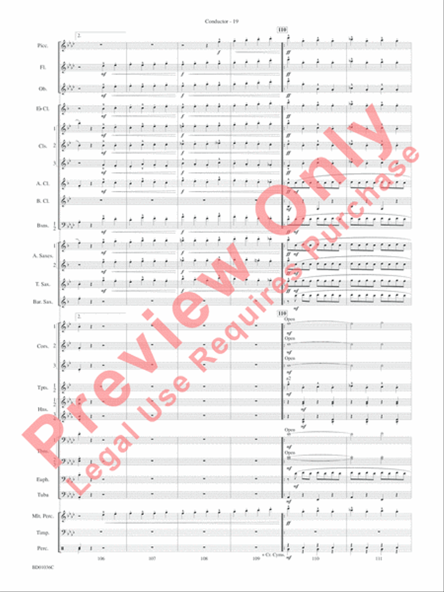 Fiddle-Faddle Concert Band scores gallery preview page 21