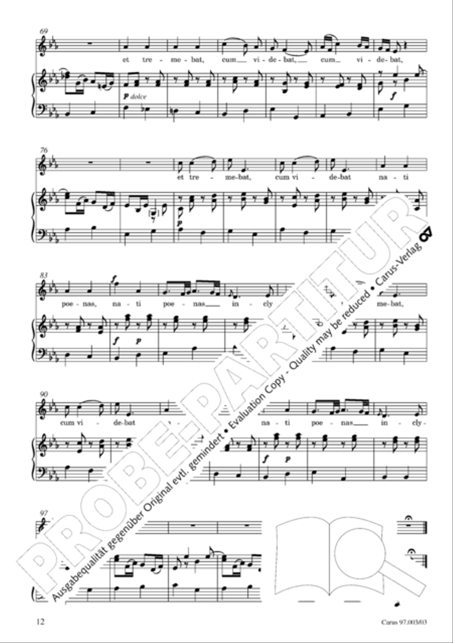 Stabat mater 4-Part scores gallery preview page 13