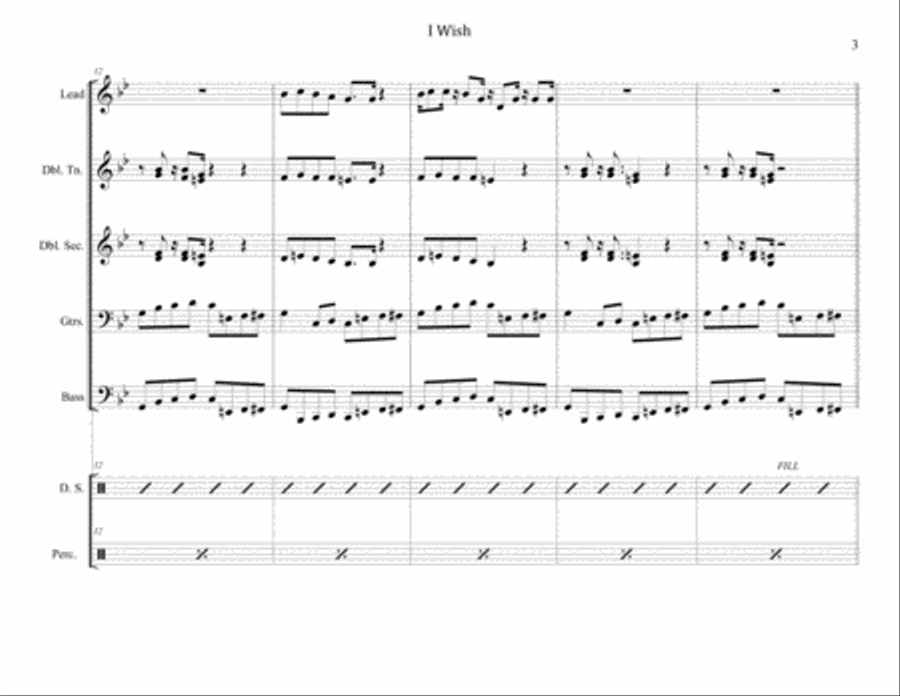 I Wish Steel Drum Band scores gallery preview page 3