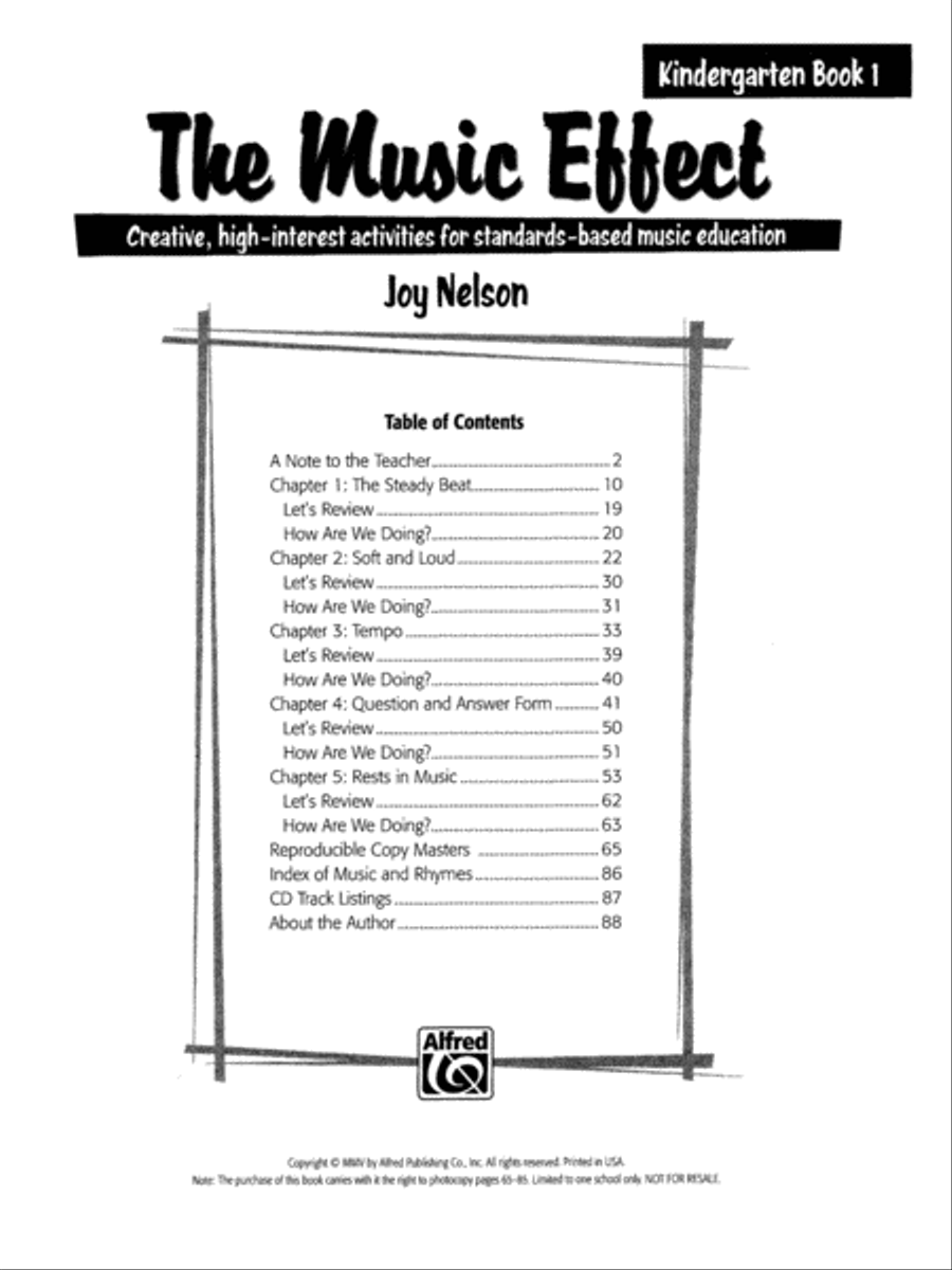 The Music Effect, Book 1 The Music Effect, Book 1 CD scores gallery preview page 2