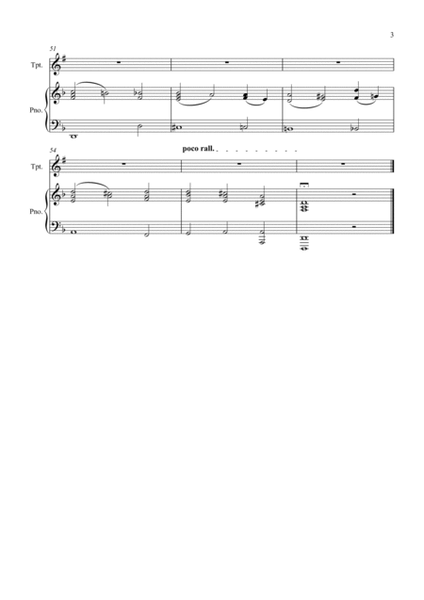 Dido's Lament for Trumpet in Bb and Piano image number null