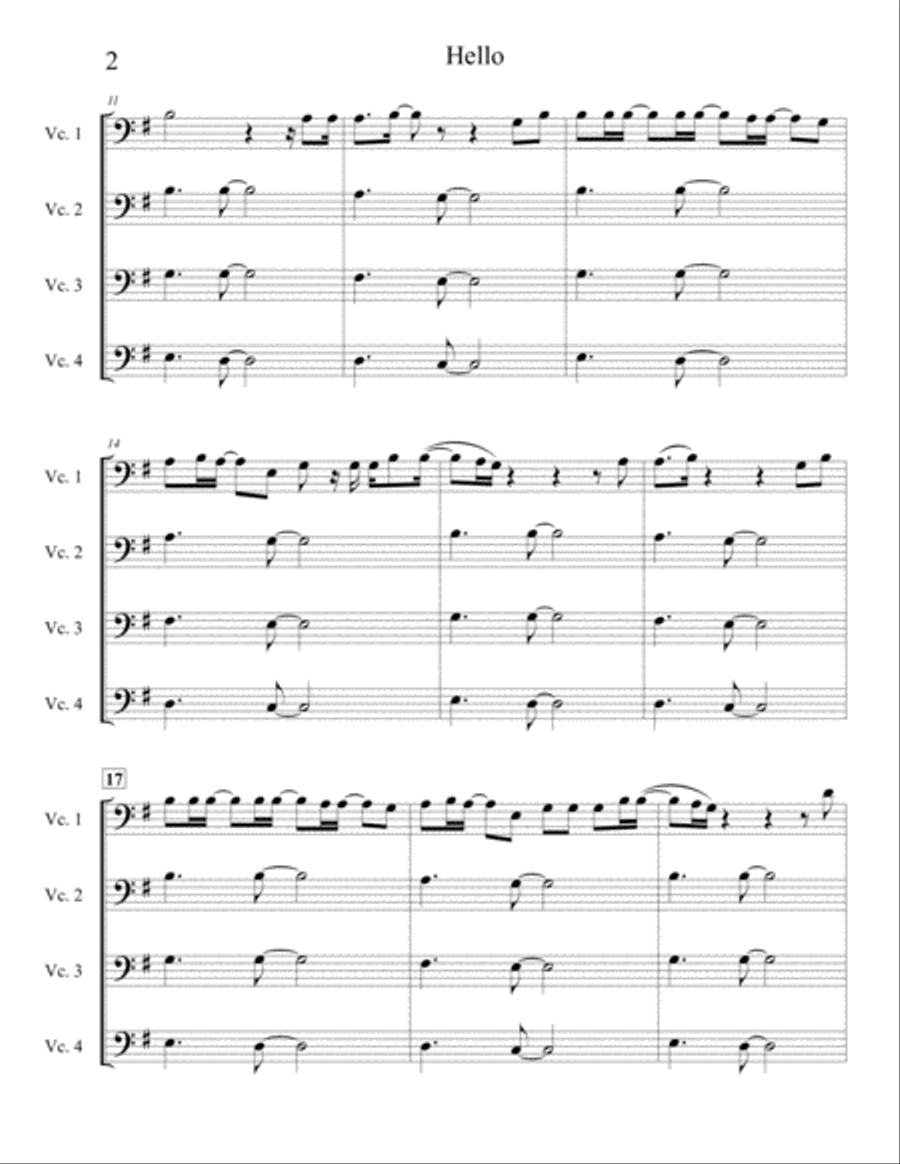 Hello Small Ensemble scores gallery preview page 2