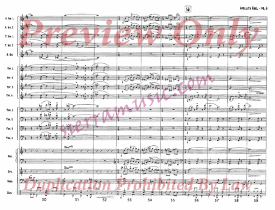 Apollo's Reel Jazz Ensemble scores gallery preview page 7