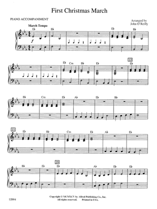 First Christmas March: Piano Accompaniment