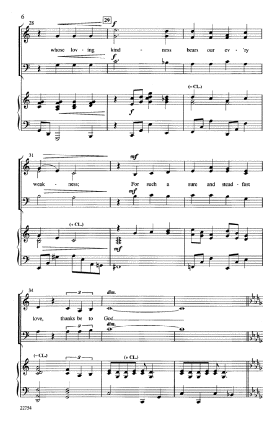 Thanks Be to God Thanks Be to God 3-Part scores gallery preview page 6