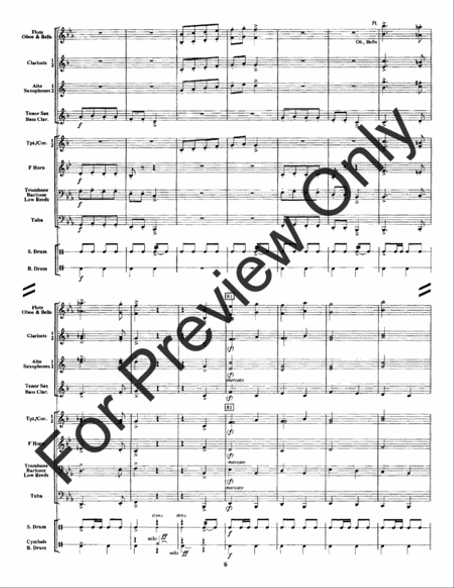 Pride Of The Band Brigade (Score) Concert Band scores gallery preview page 9