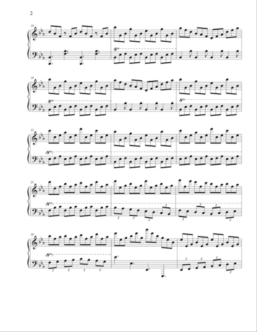 Ecos de Primavera Piano Solo scores gallery preview page 2