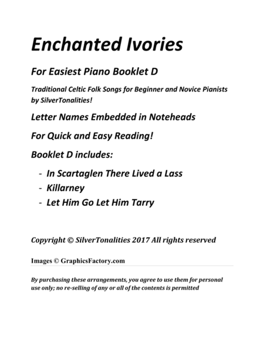 Enchanted Ivories For Easiest Piano Booklet D