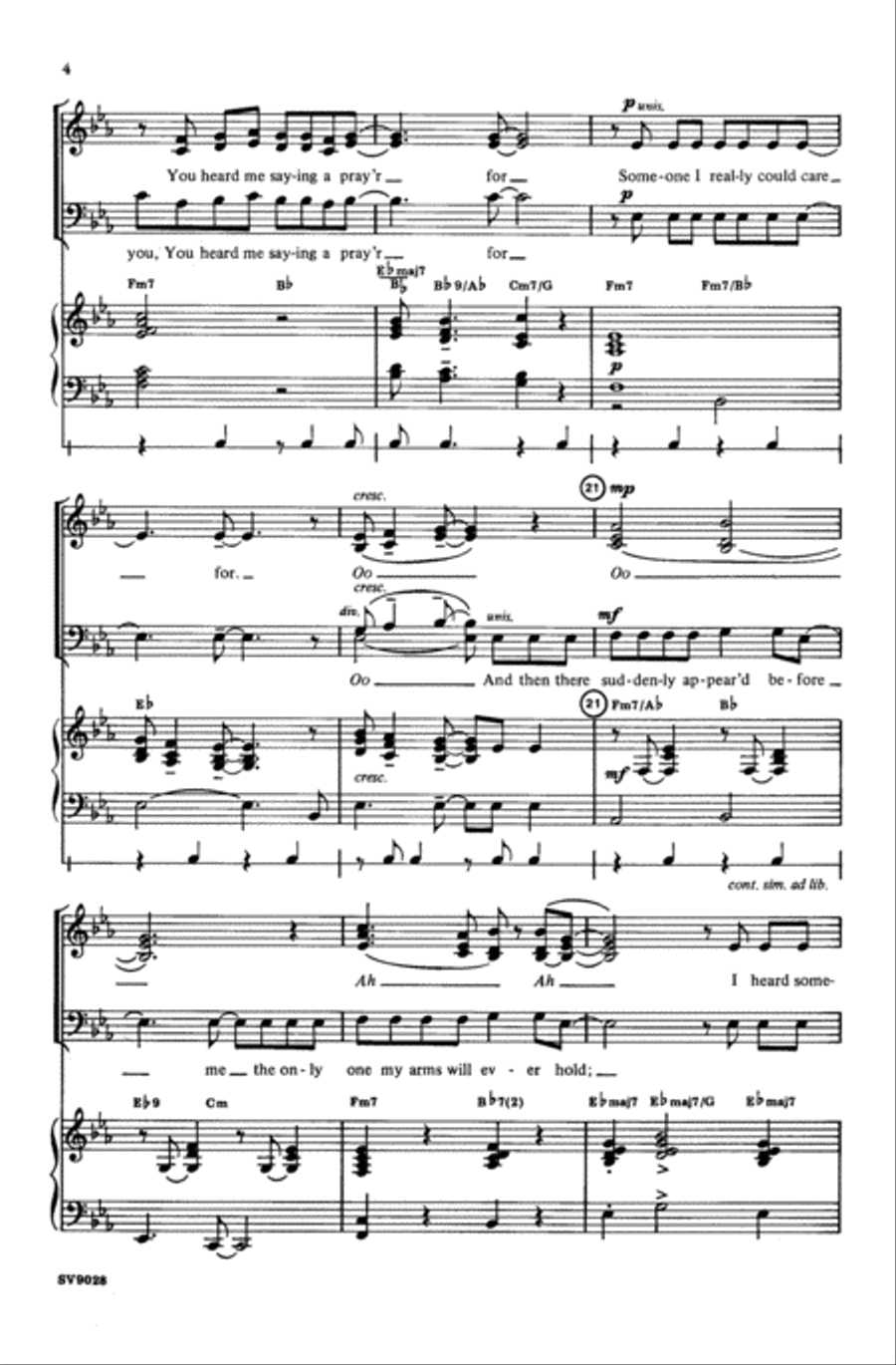 Blue Moon Blue Moon Choir scores gallery preview page 3