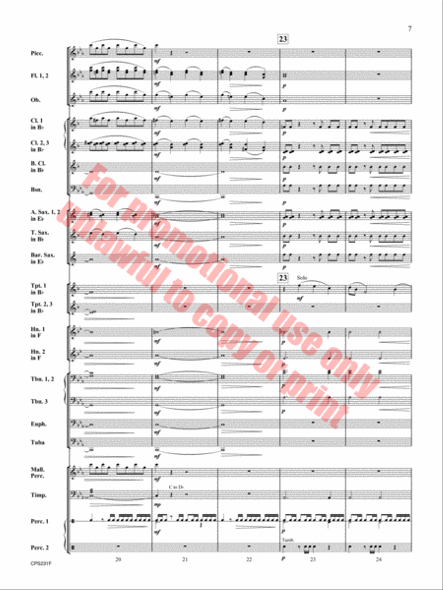 Better Angels Concert Band scores gallery preview page 8