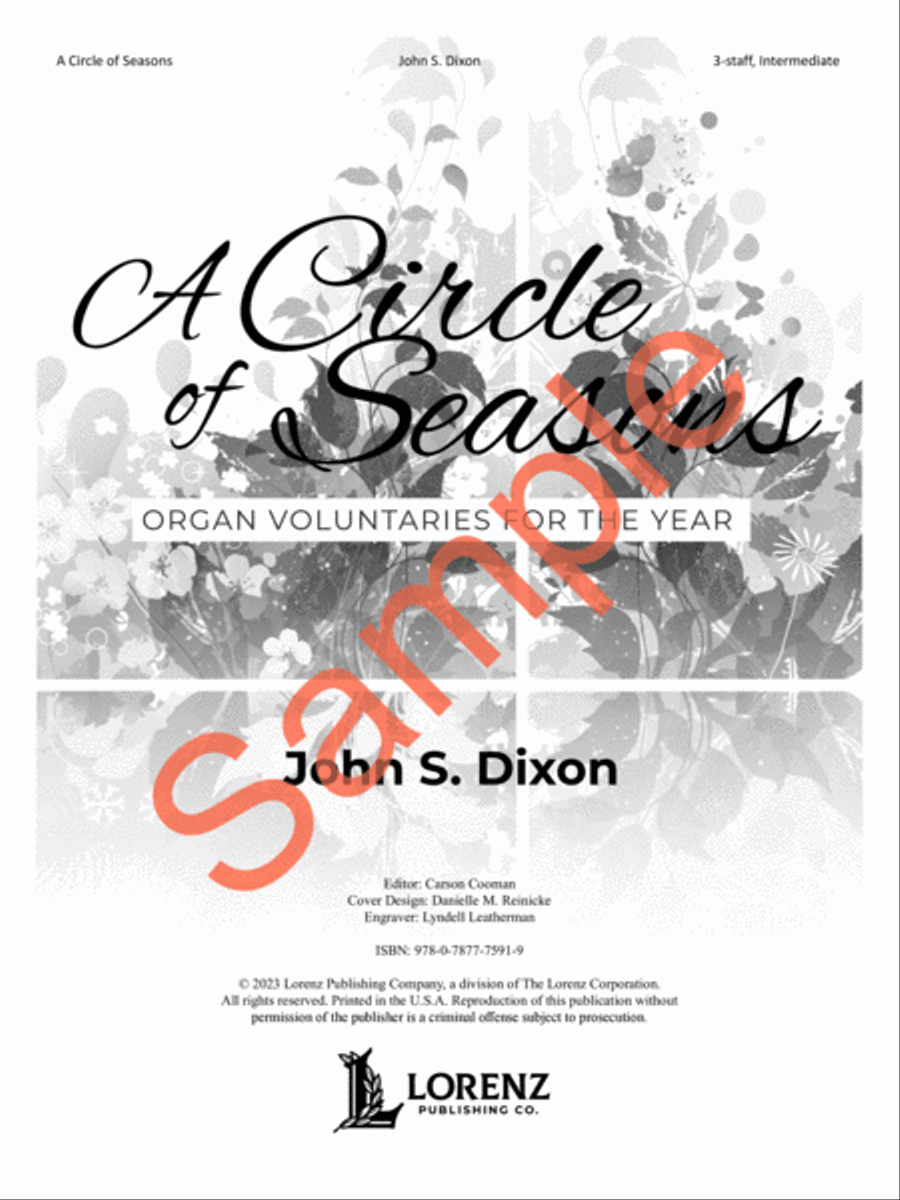 A Circle of Seasons Organ Solo scores gallery preview page 2