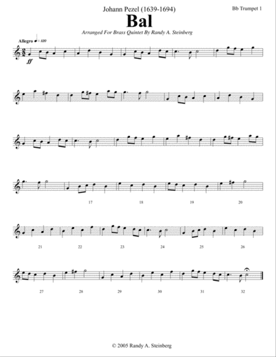 Bal - Pezel Brass Ensemble scores gallery preview page 6