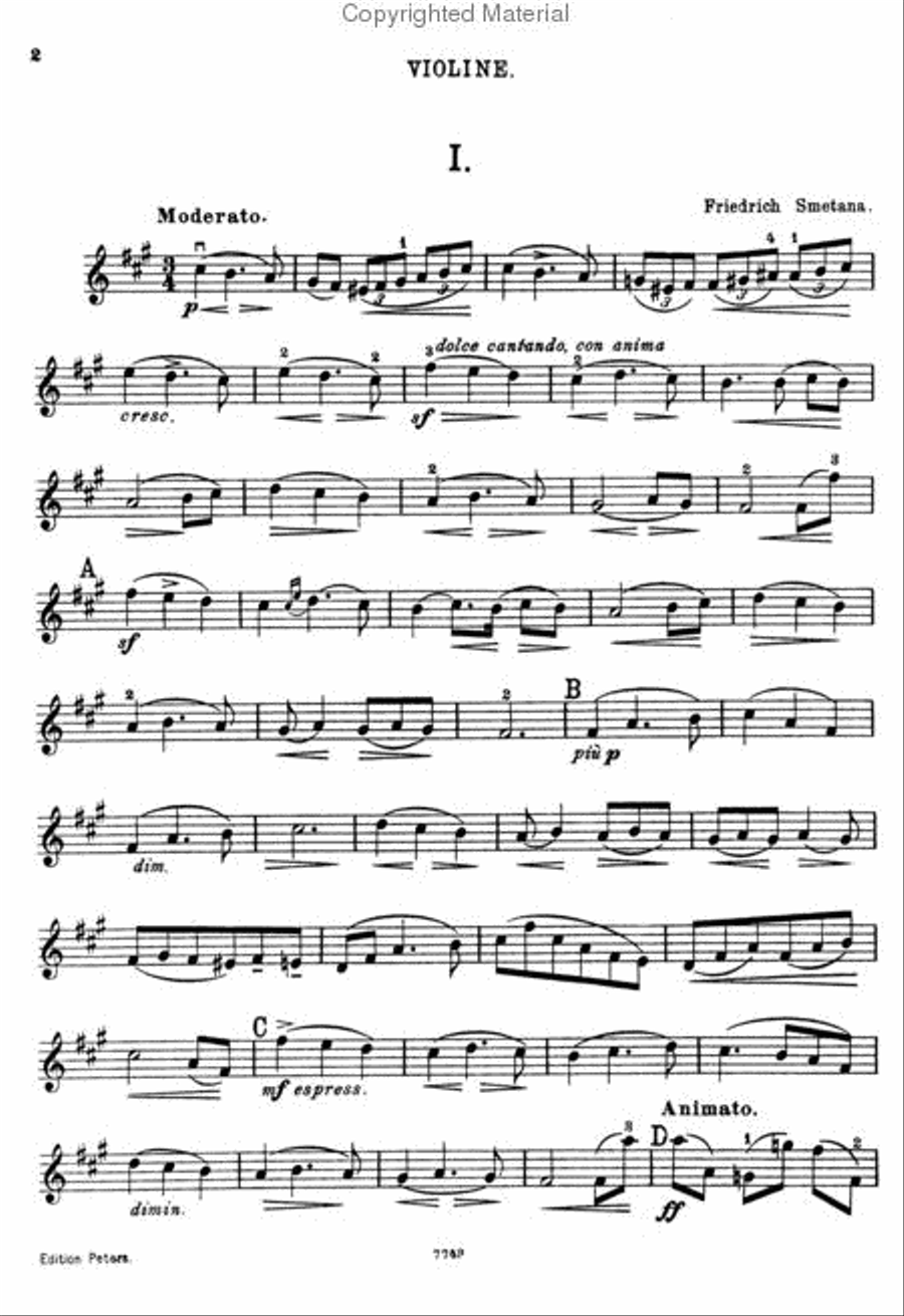 Aus Der Heimat Violin Solo scores gallery preview page 3