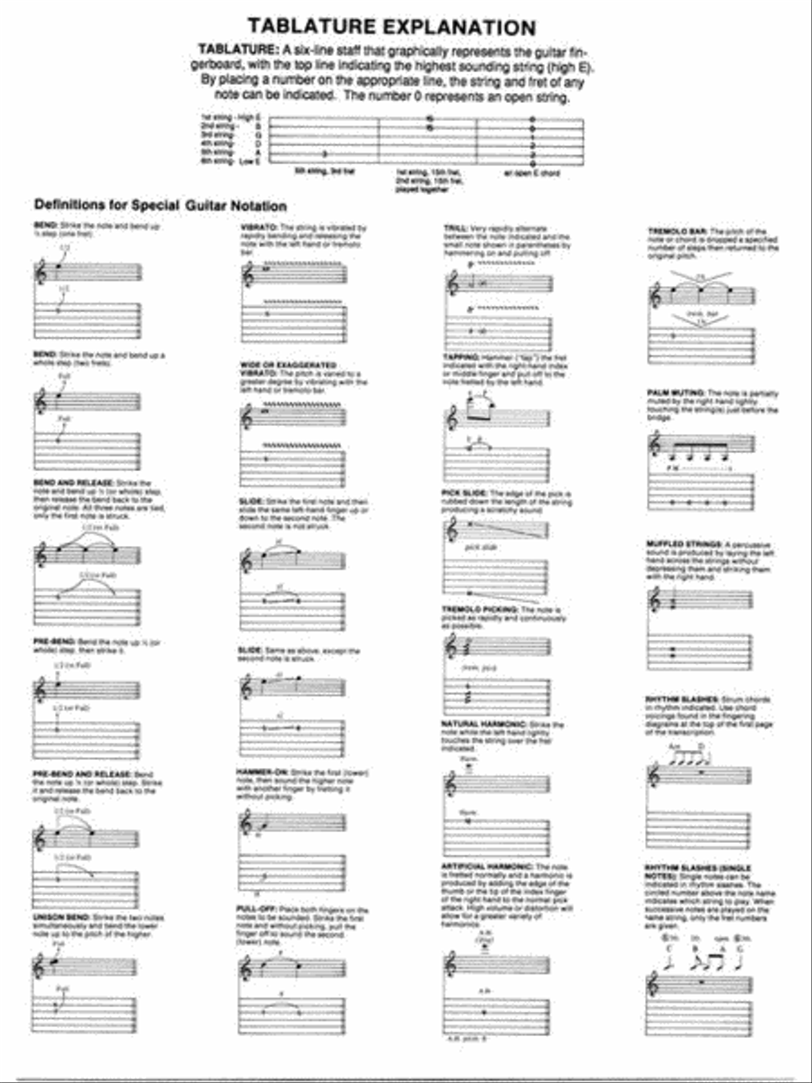 Ozzy Osbourne – Randy Rhoads Tribute Electric Guitar scores gallery preview page 8