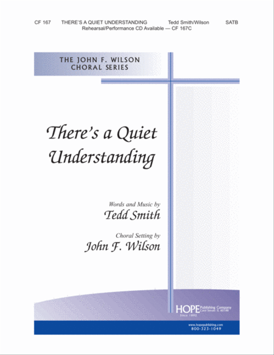 There's a Quiet Understanding Choir scores gallery preview page 1