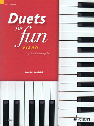 Book cover for Duets for Fun: Piano