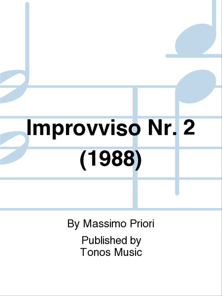 Improvviso Nr. 2 (1988) Cello scores gallery preview page 1