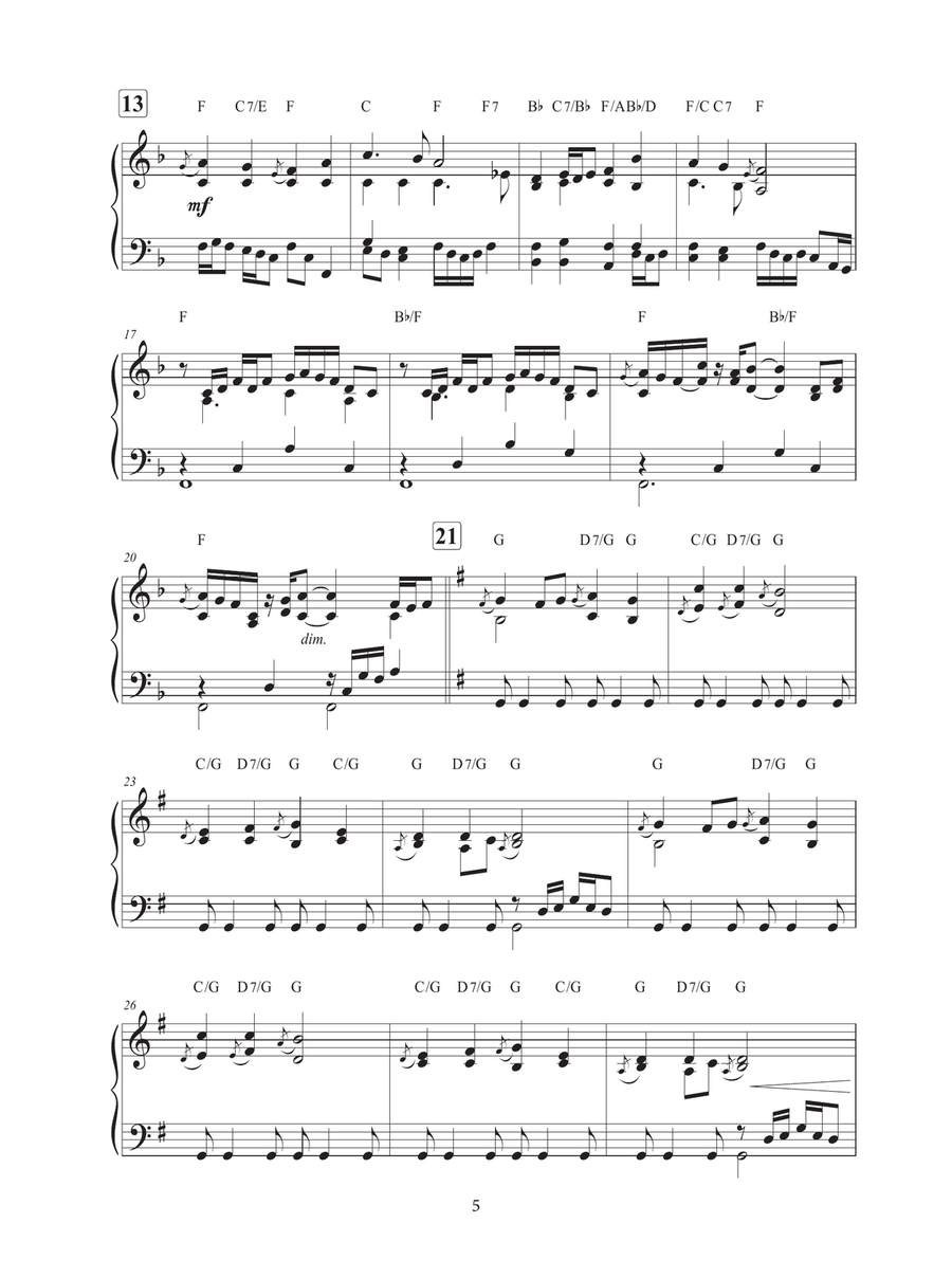 A Country Piano Christmas Piano Accompaniment - Digital Sheet Music page 6